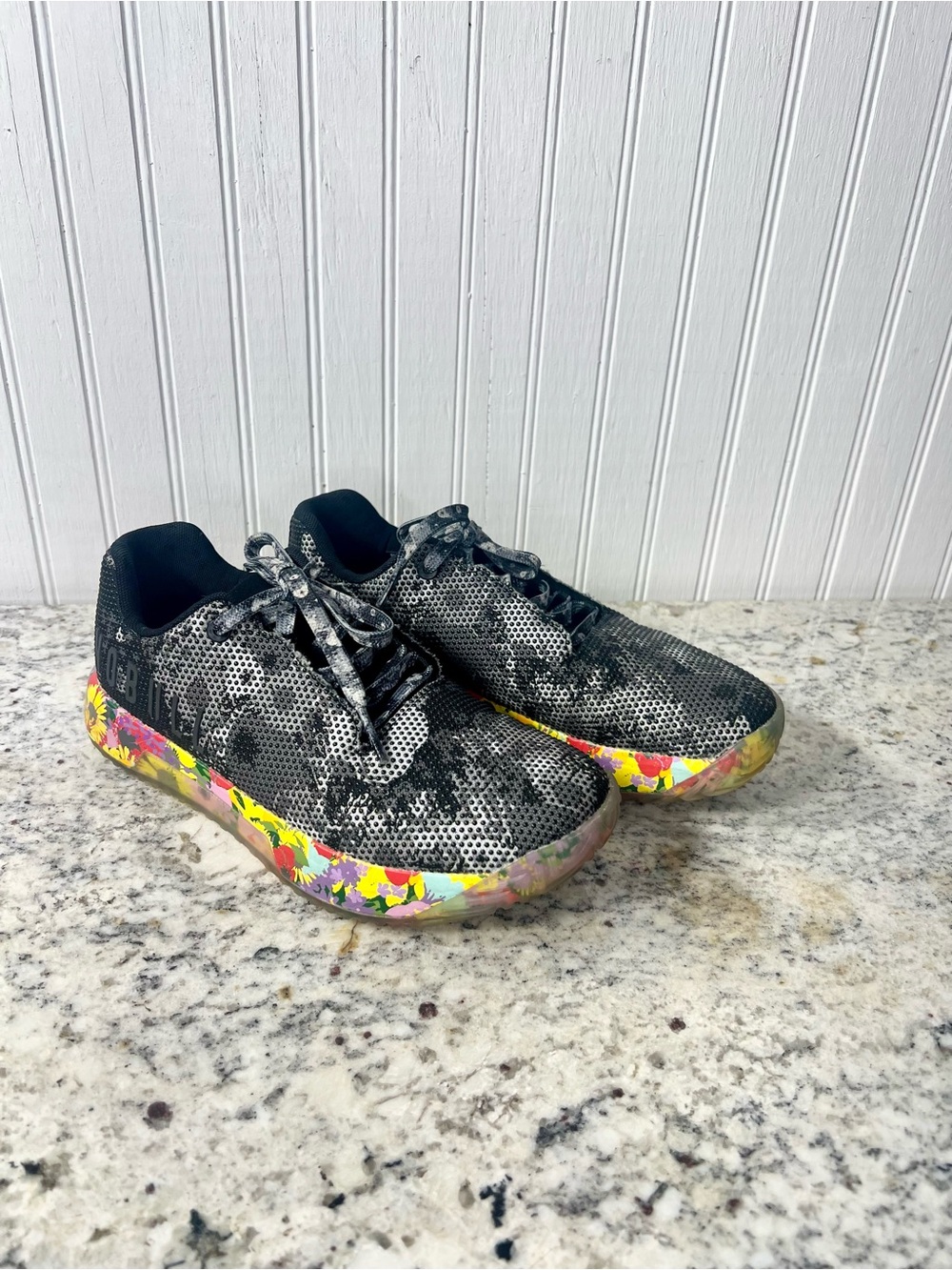 NOBULL Monochrome Superblossom Unisex Trainers